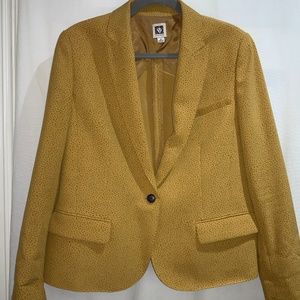 Anne Klein Single Button sz 14 suit jacket blazer Career / casual semi lined